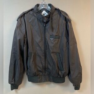 World Travel Club black spring jacket bomber size medium